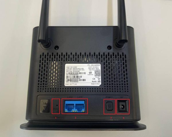 مودم c1200 مبين نت-MN-c1200M مودم مبین نت MN-C1200 EQ با 200 گیگ اینترنت 12 ماهه - تصویر 2